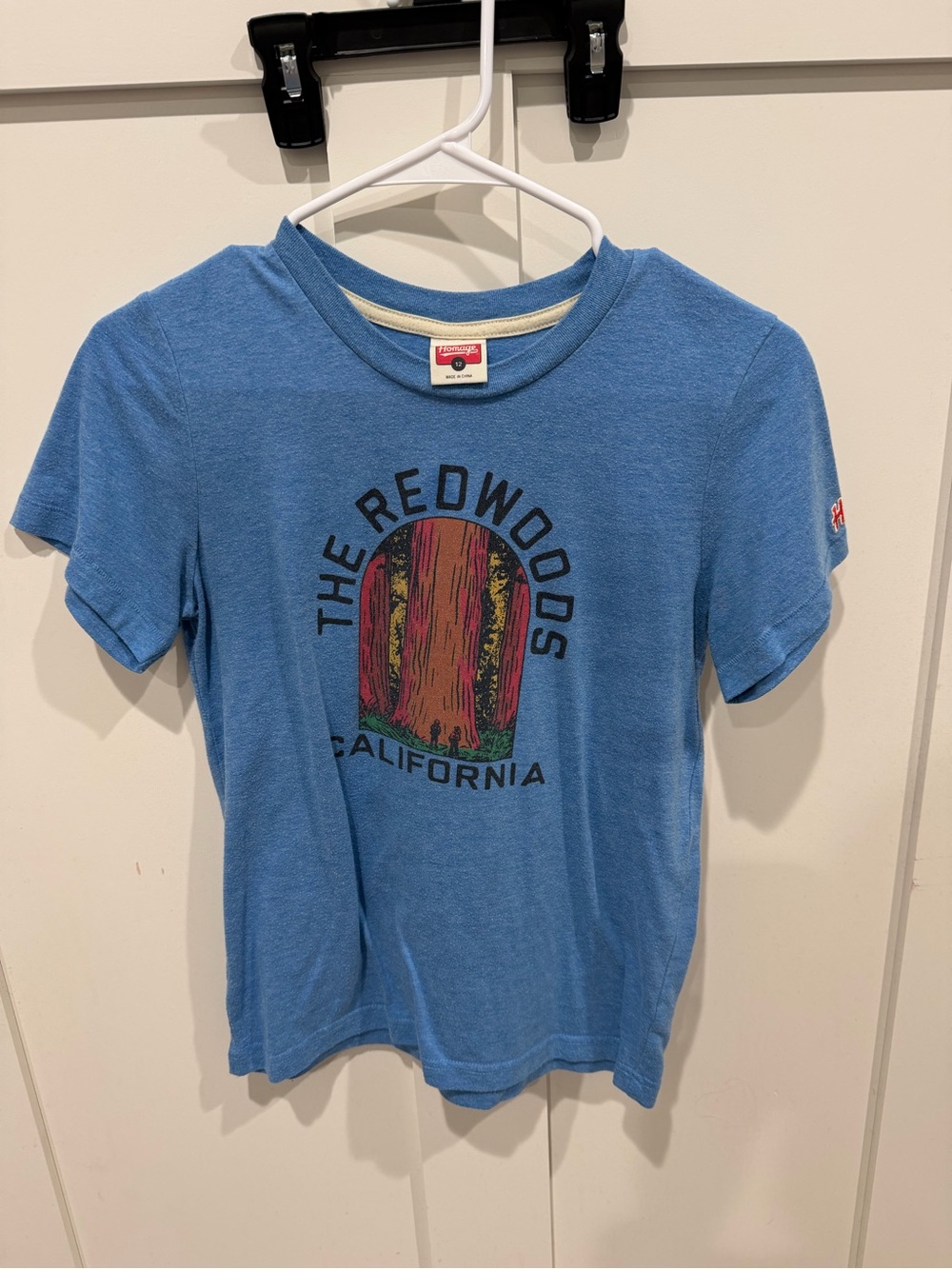 HOMAGE Blue 'The Redwoods California' Kids Graphic Tee